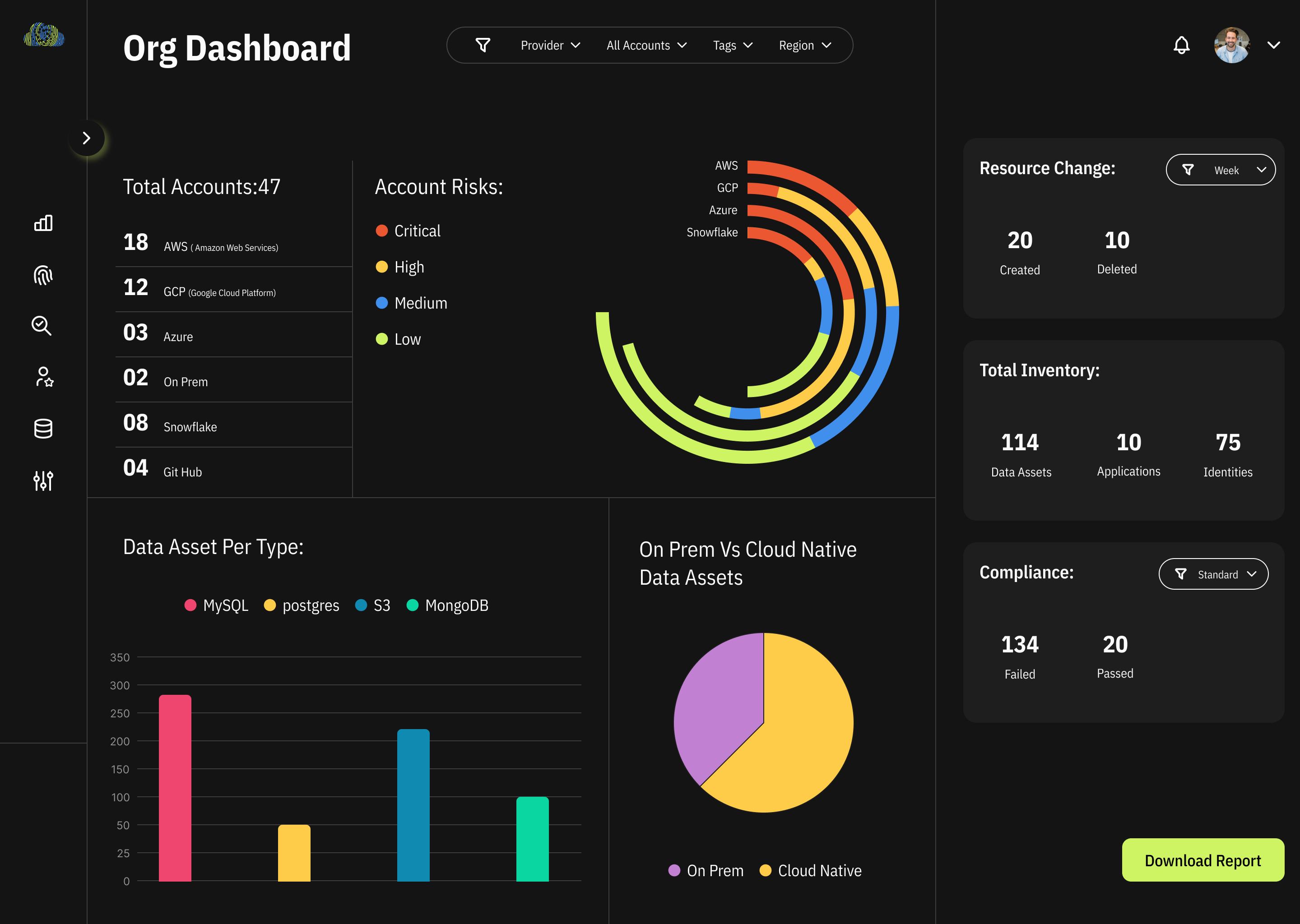 Stack Identity main screen